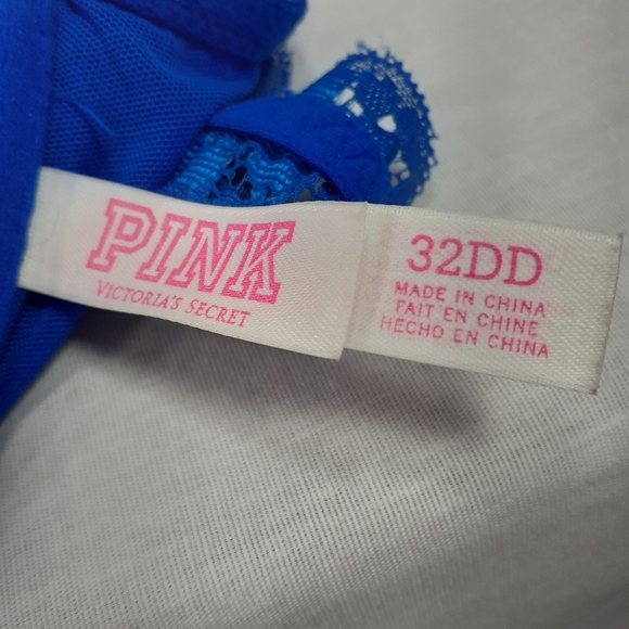 Victoria's Secret Pink Racerback Bra Size 32 DD - Picture 5 of 6